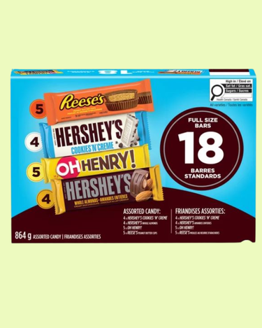 Hershey's Assorted Full Size Bars - 864 Grams